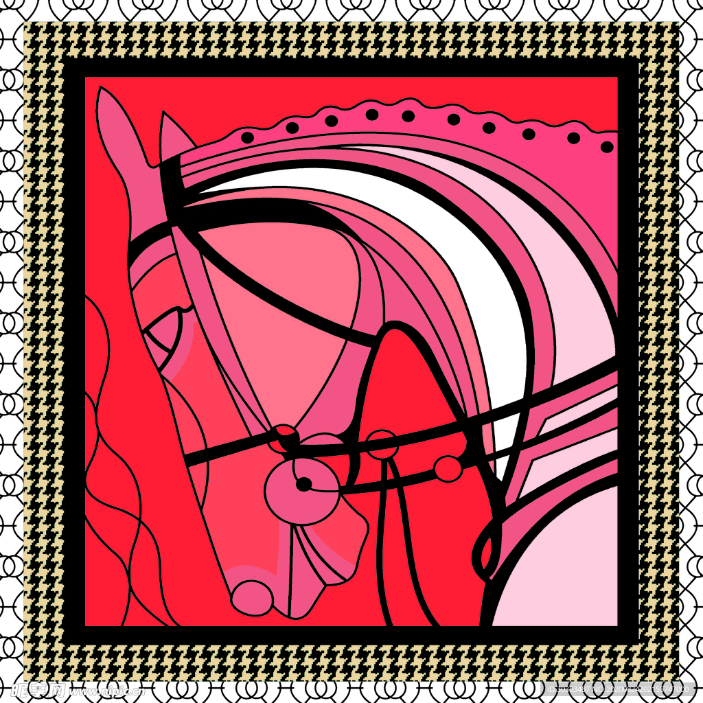 马头 方巾 新款