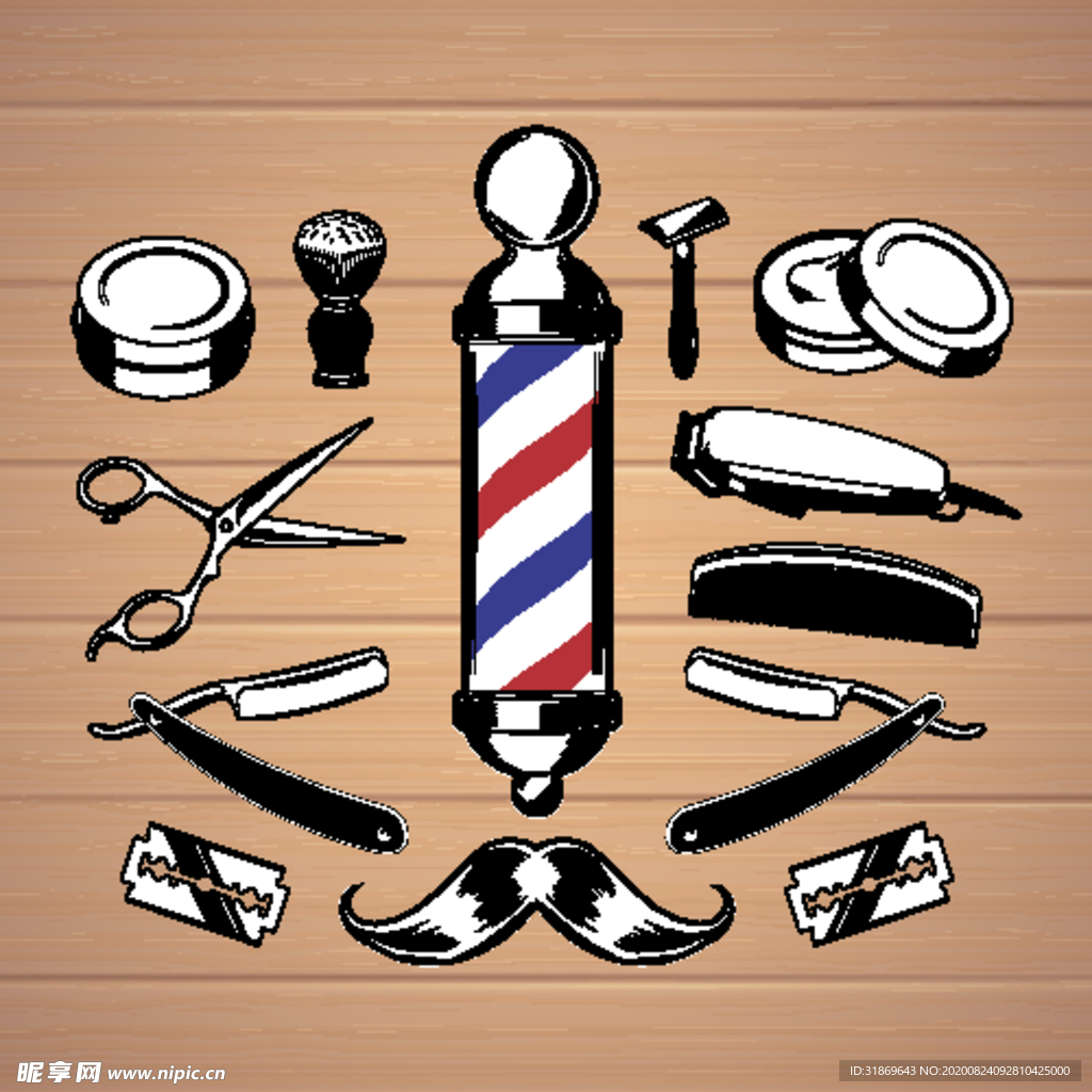 发廊 理发店 美容美发用品图片