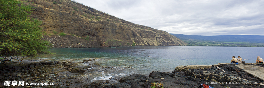 海岸风景摄影图