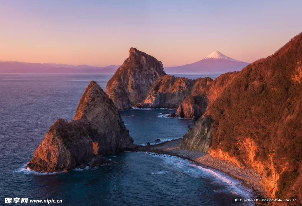 海岸风景摄影图
