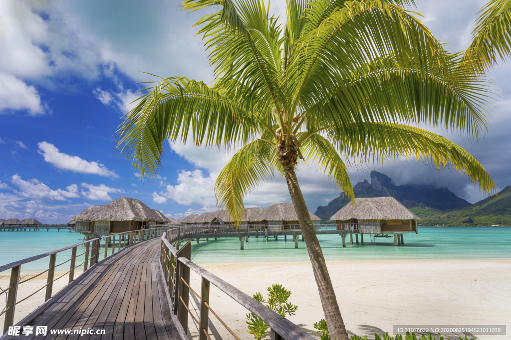 海岸风景摄影图