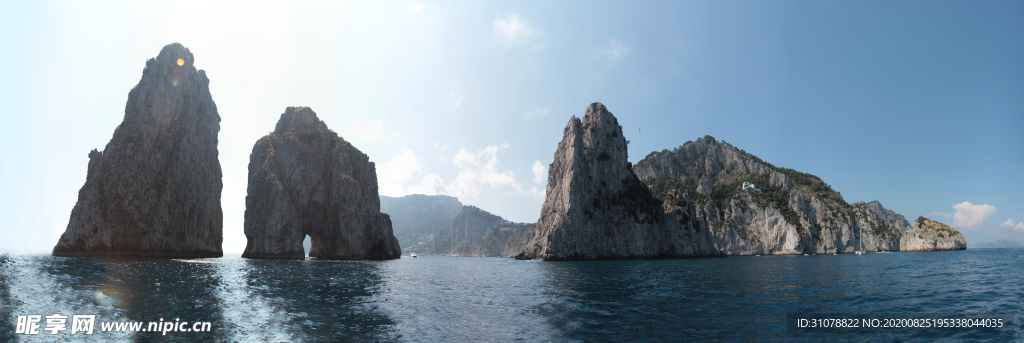 海岸风景摄影图