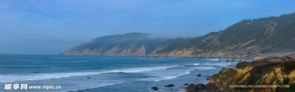 海岸风景摄影图