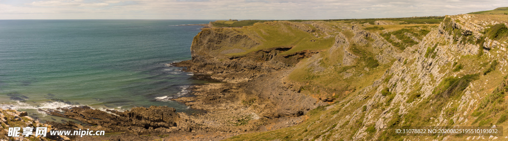 海岸风景摄影图