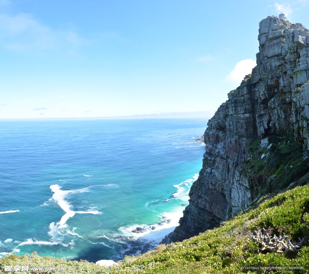 海岸风景摄影图