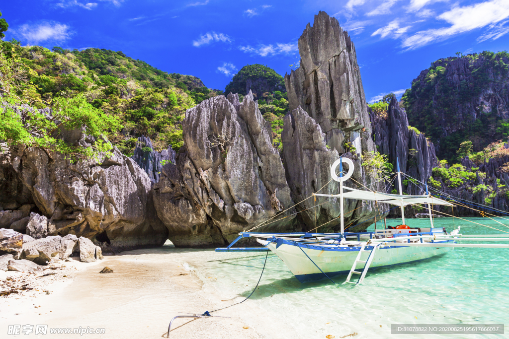 海岸风景摄影图