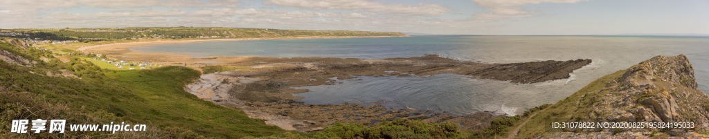 海岸风景摄影图