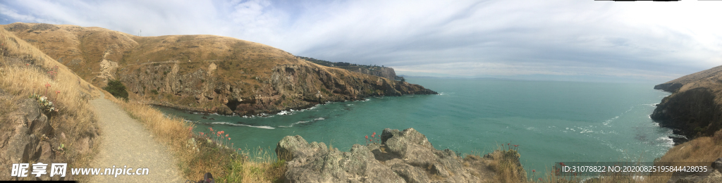 海岸风景摄影图