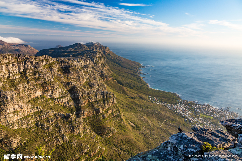 海岸风景摄影图