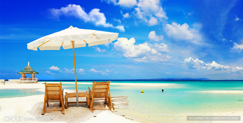 海岸风景摄影图