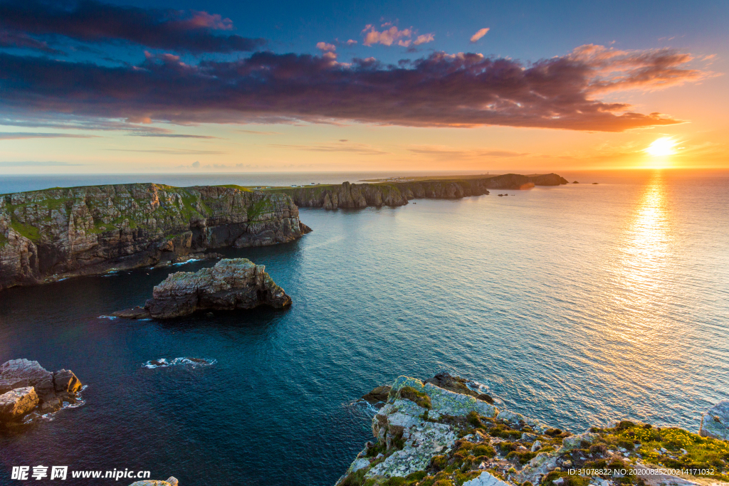 海岸风景摄影图