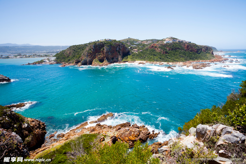 海岸风景摄影图