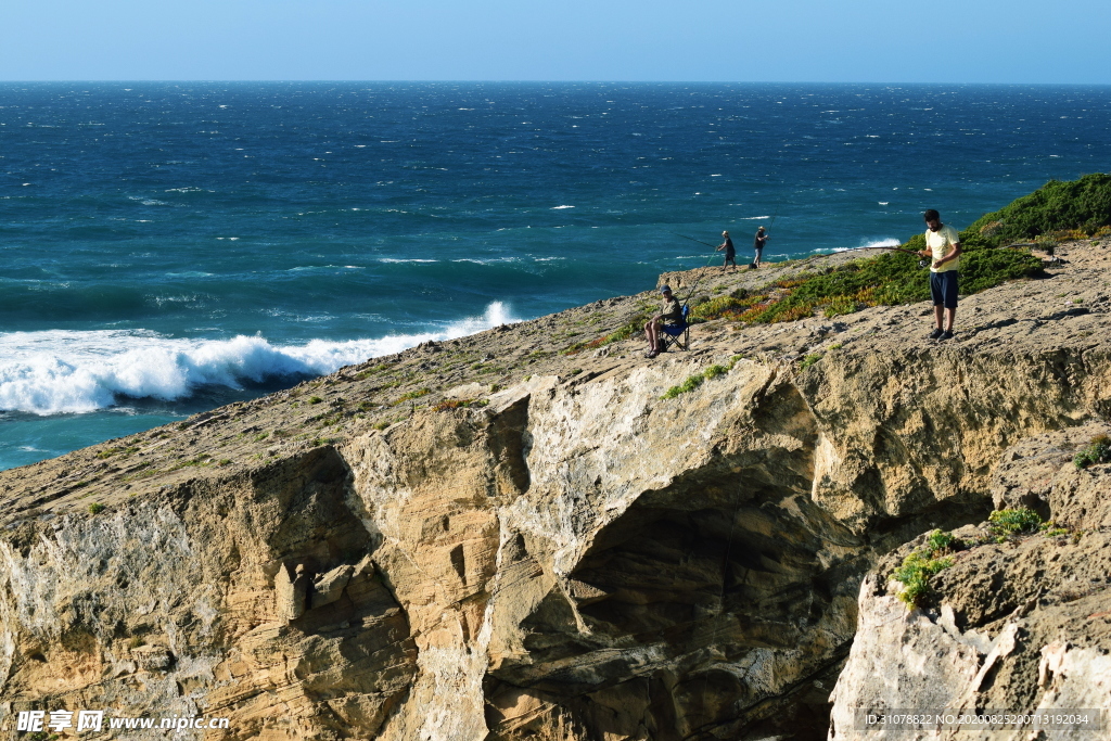 海岸风景摄影图