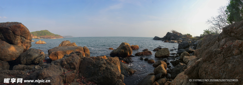 海岸风景摄影图