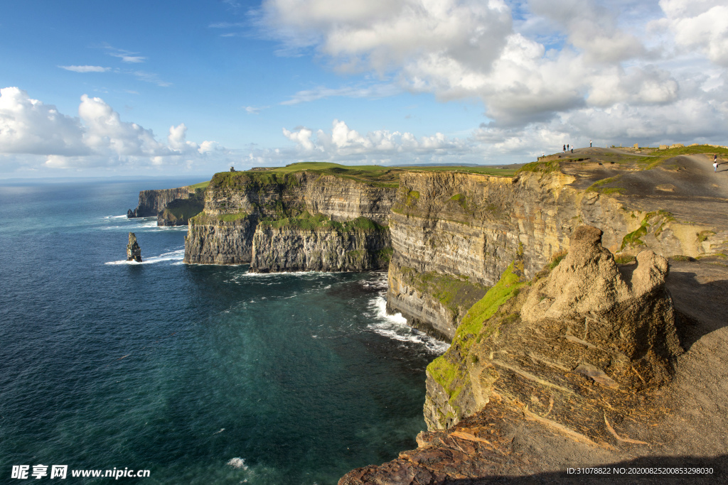 海岸风景摄影图