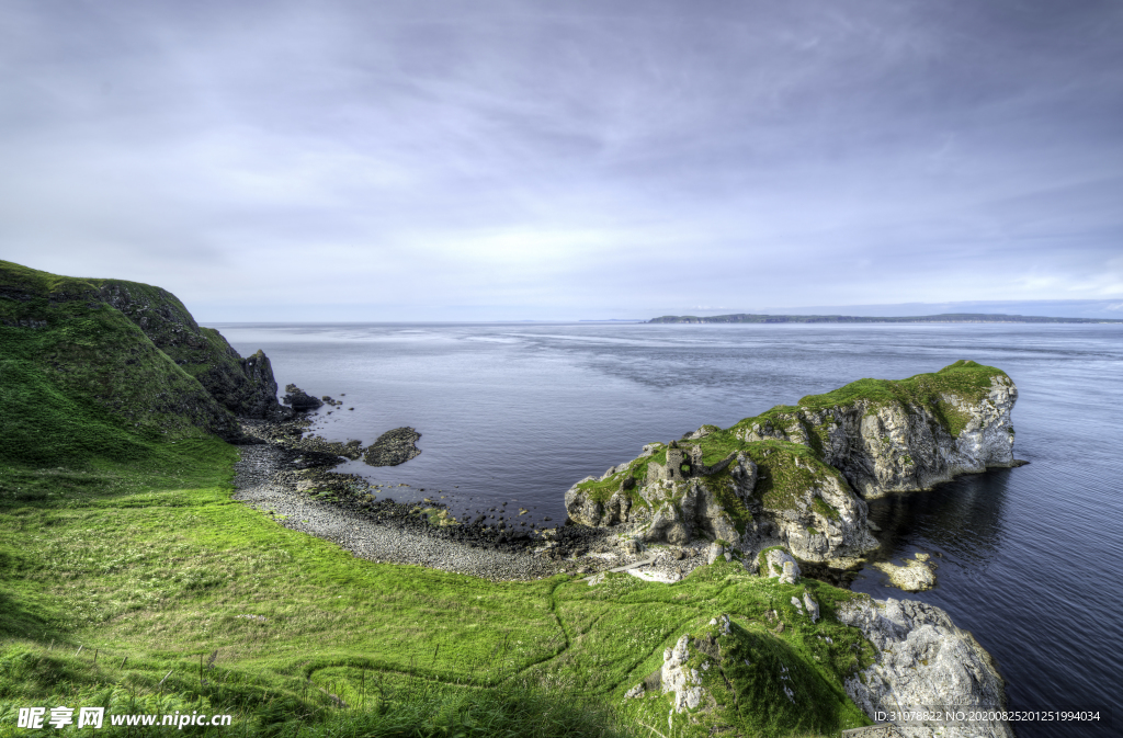 海岸风景摄影图
