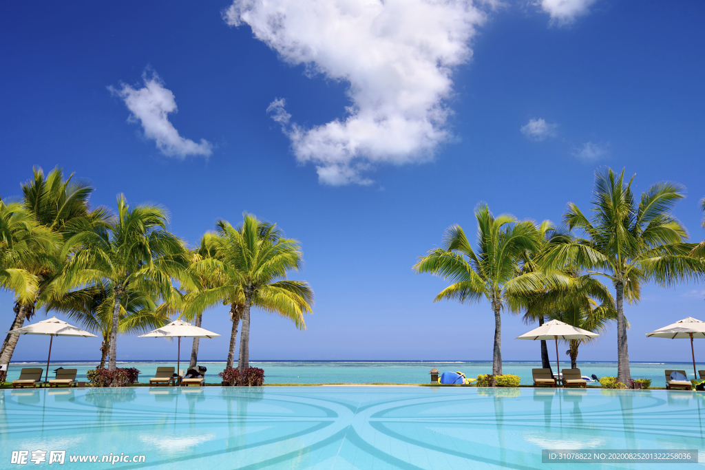 海岸风景摄影图