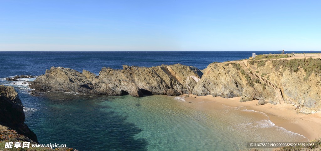 海岸风景摄影图