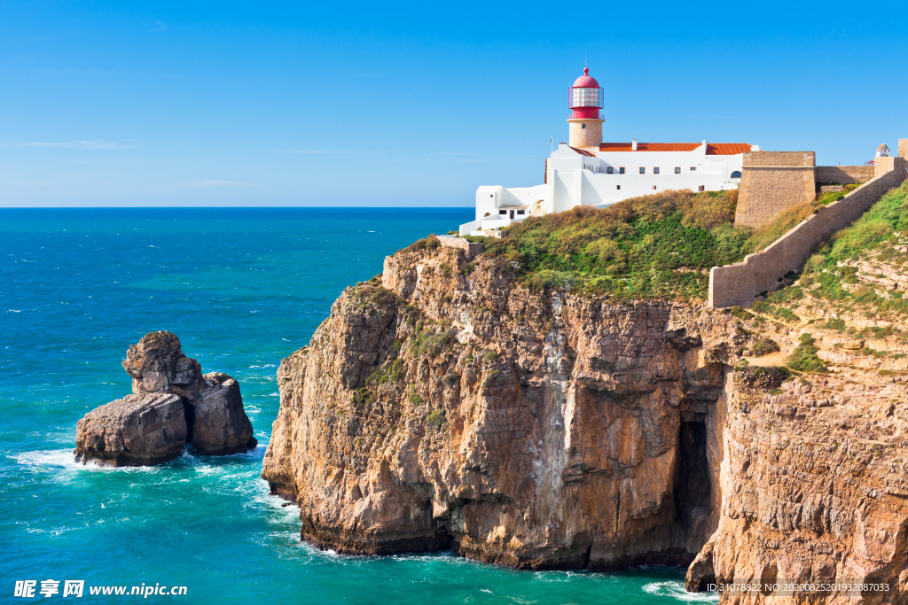 海岸风景摄影图