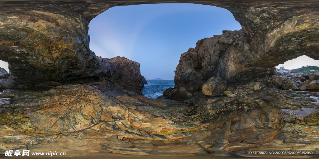 海岸风景摄影图