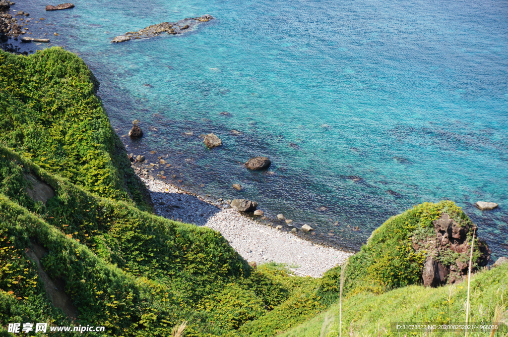 海岸风景摄影图