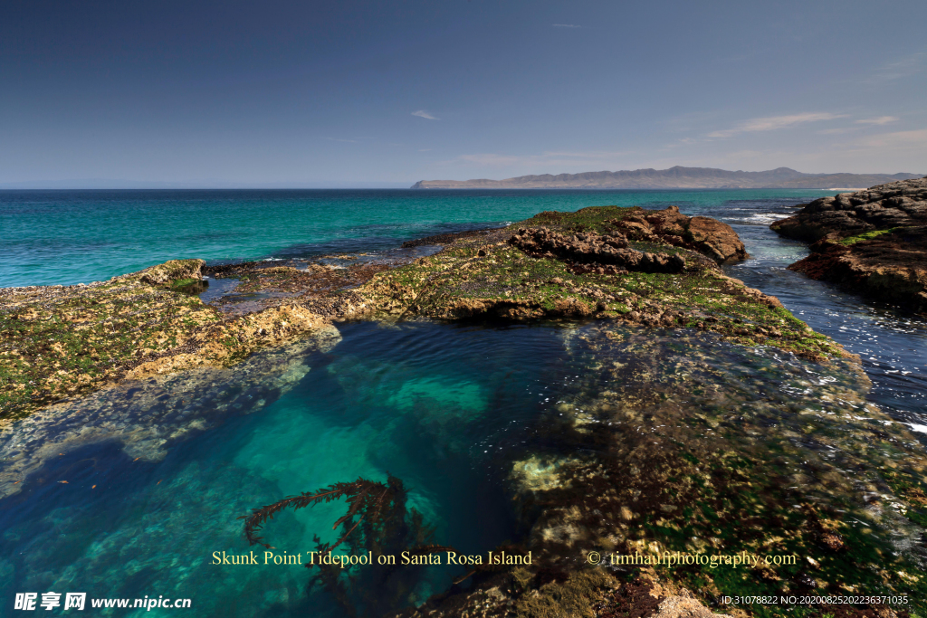 海岸风景摄影图
