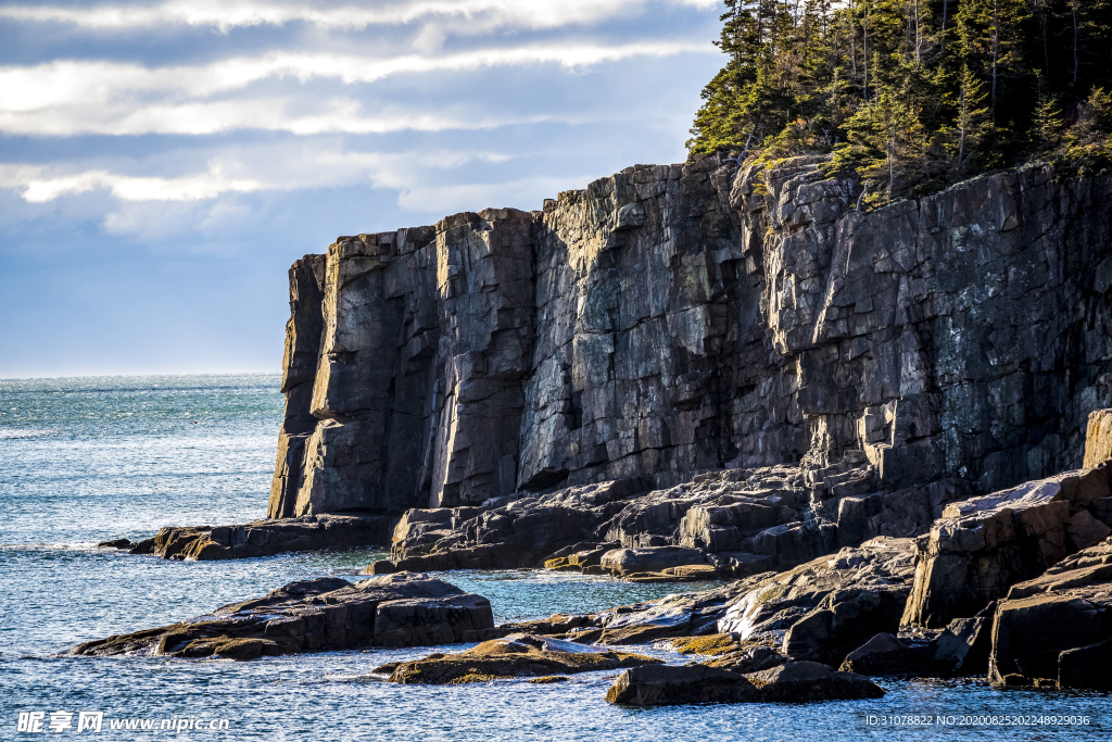 海岸风景摄影图