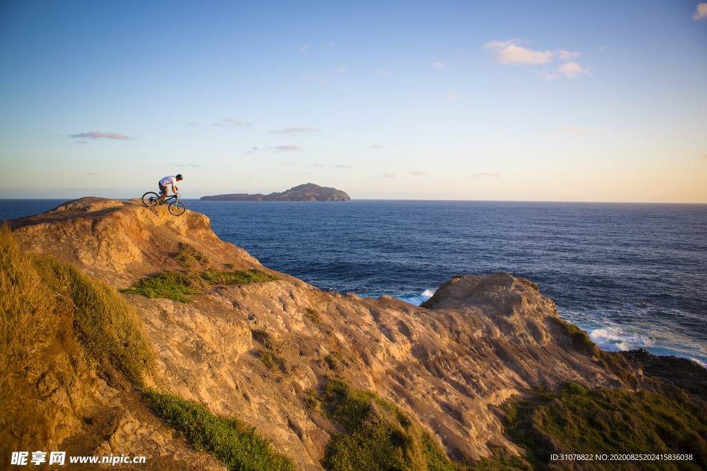 海岸风景摄影图