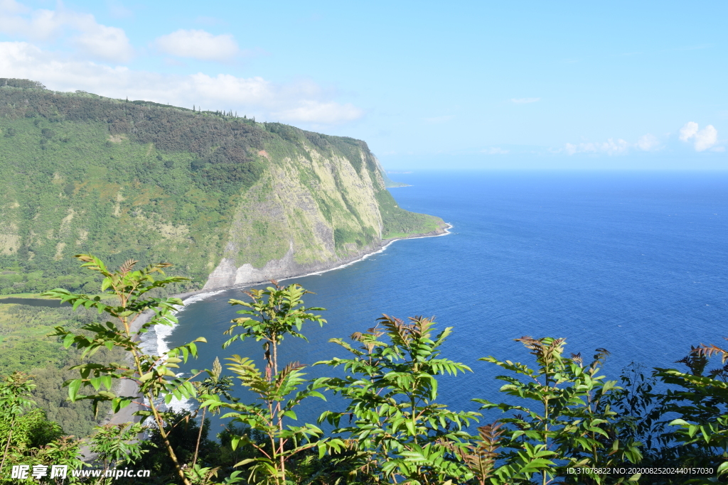 海岸风景摄影图