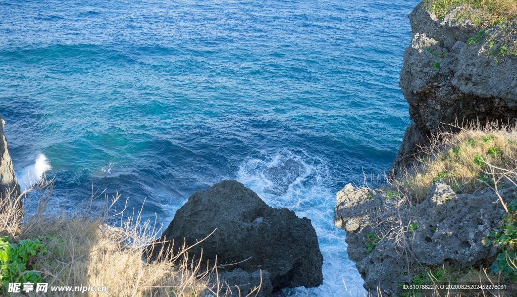 海岸风景摄影图