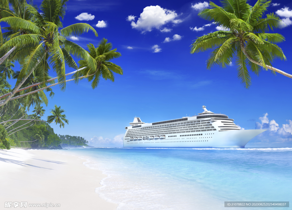 海岸风景摄影图