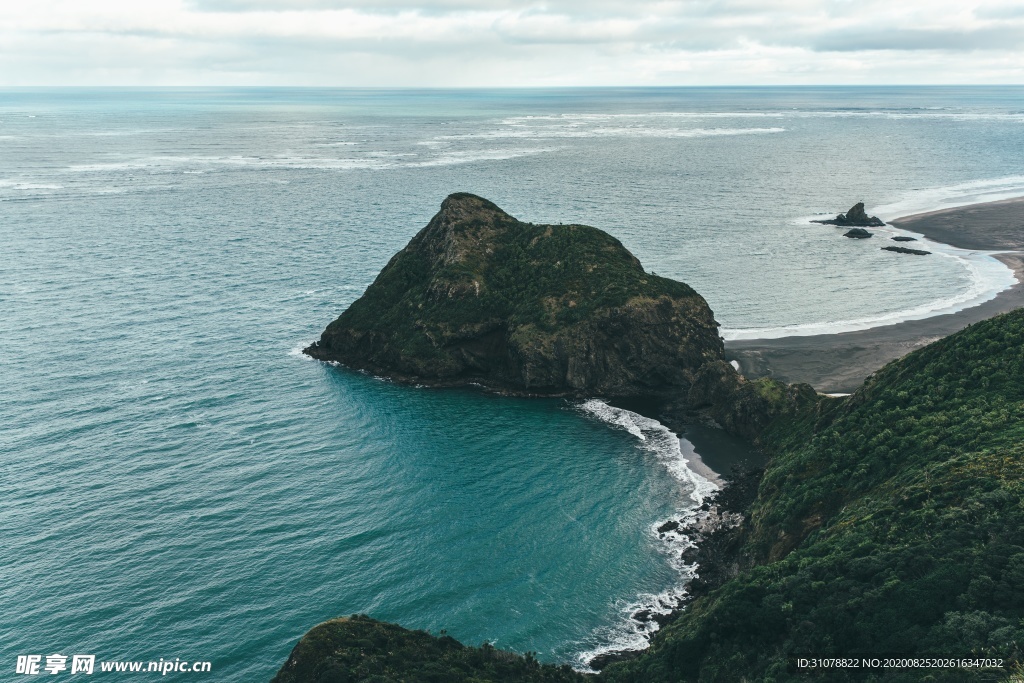 海岸风景摄影图