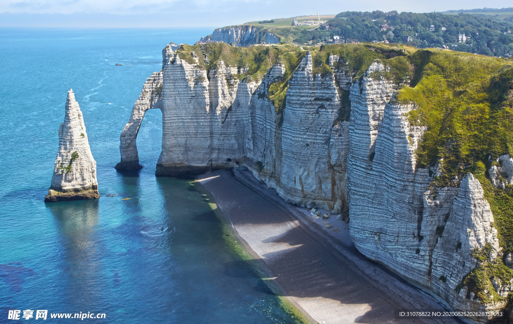 海岸风景摄影图