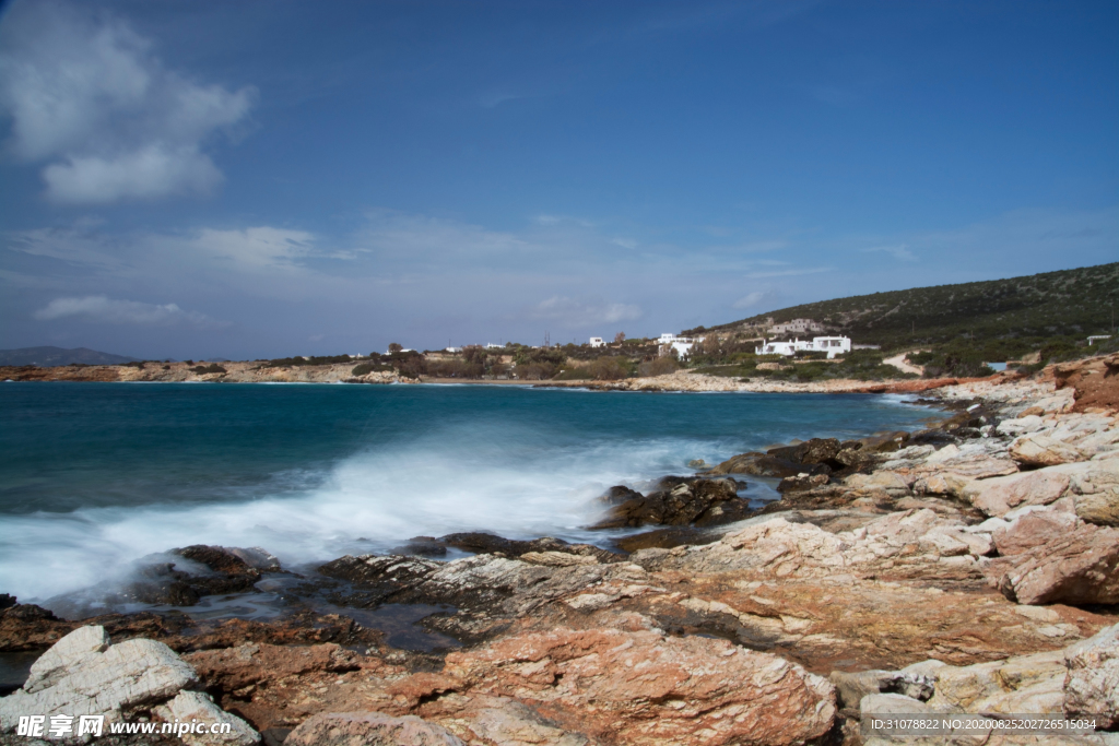 海岸风景摄影图
