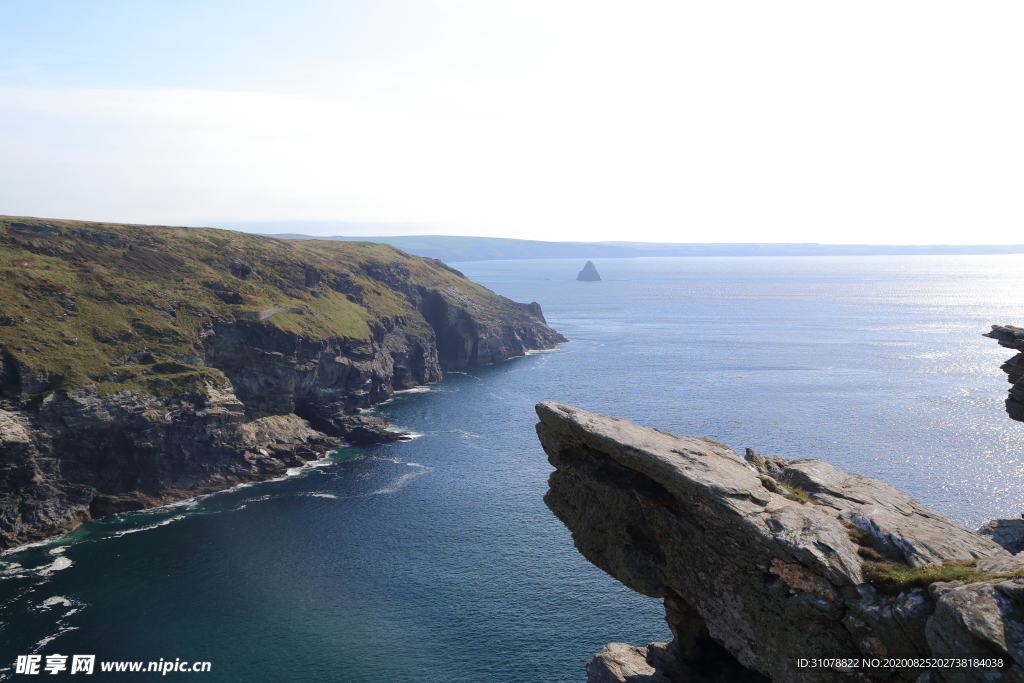 海岸风景摄影图