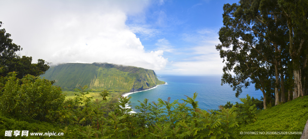 海岸风景摄影图