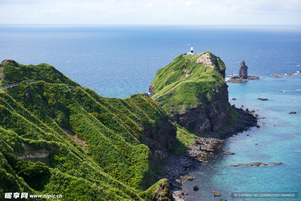 海岸风景摄影图