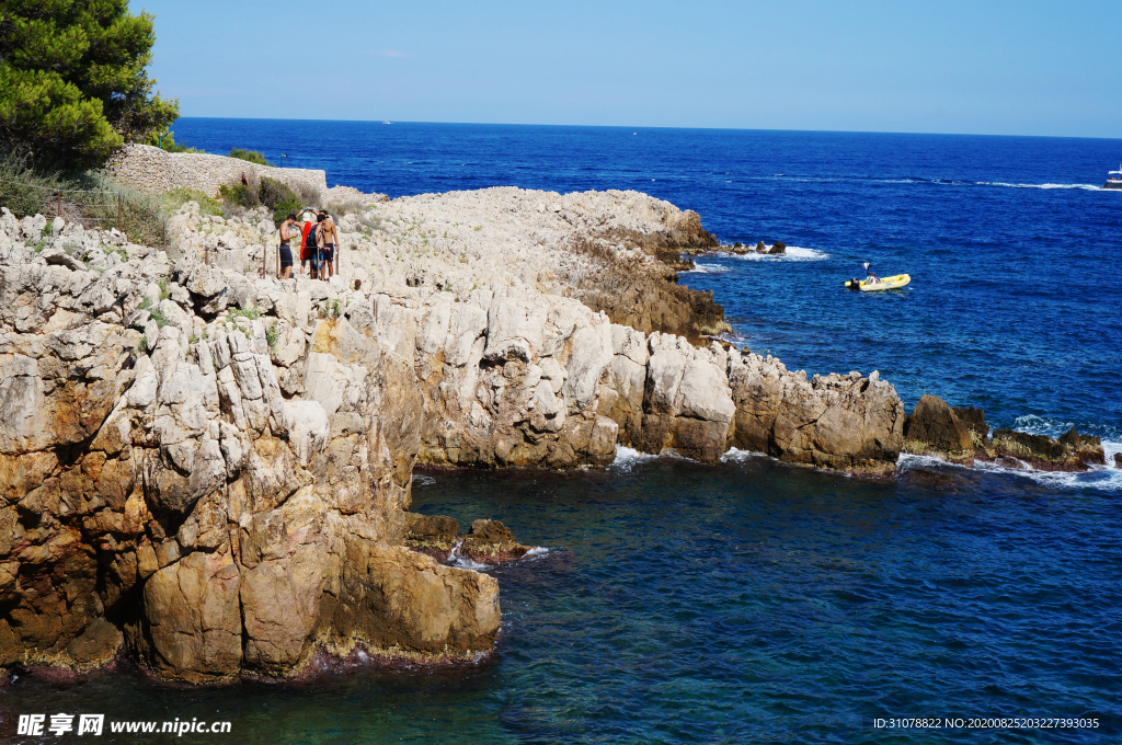 海岸风景摄影图