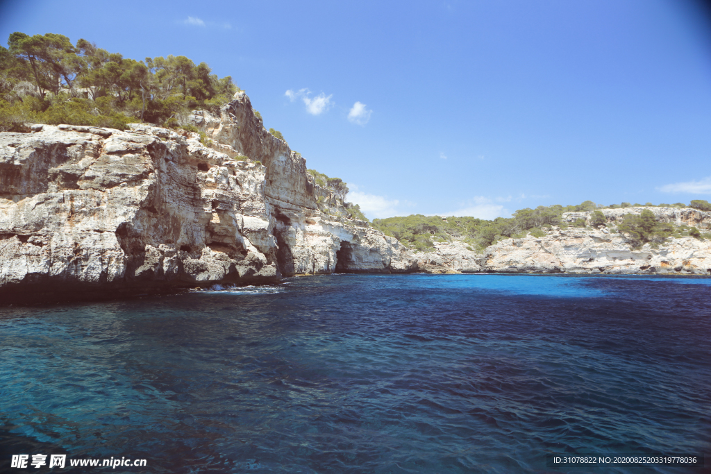 海岸风景摄影图