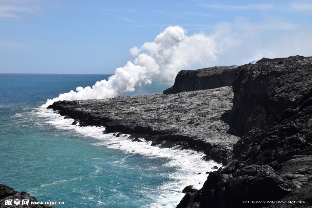 海岸风景摄影图