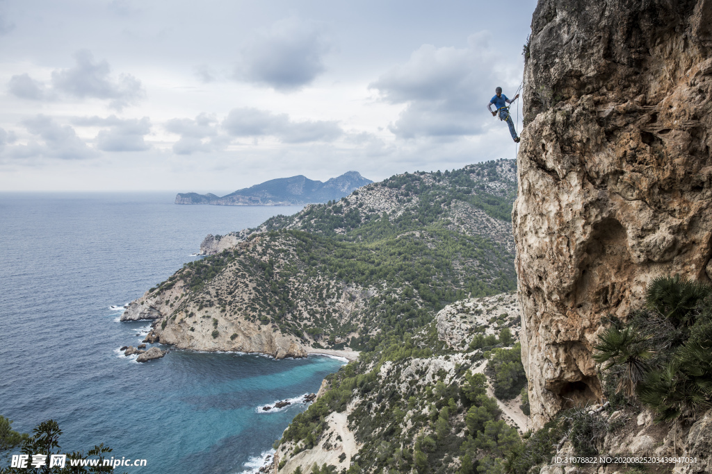海岸风景摄影图