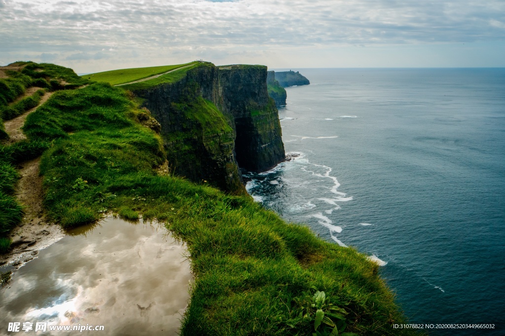 海岸风景摄影图