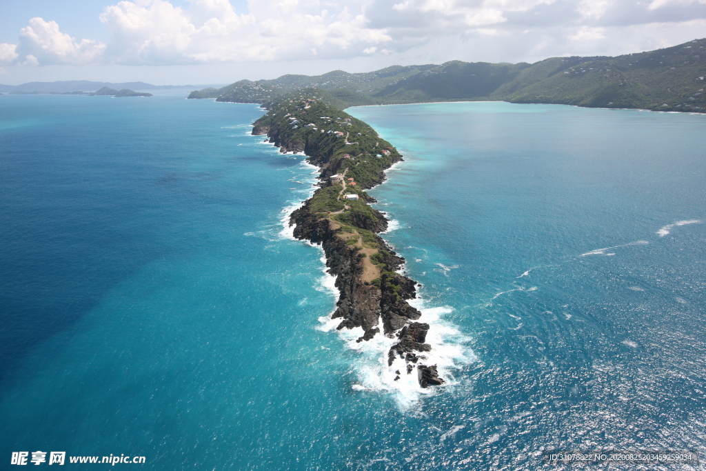 海岸风景摄影图