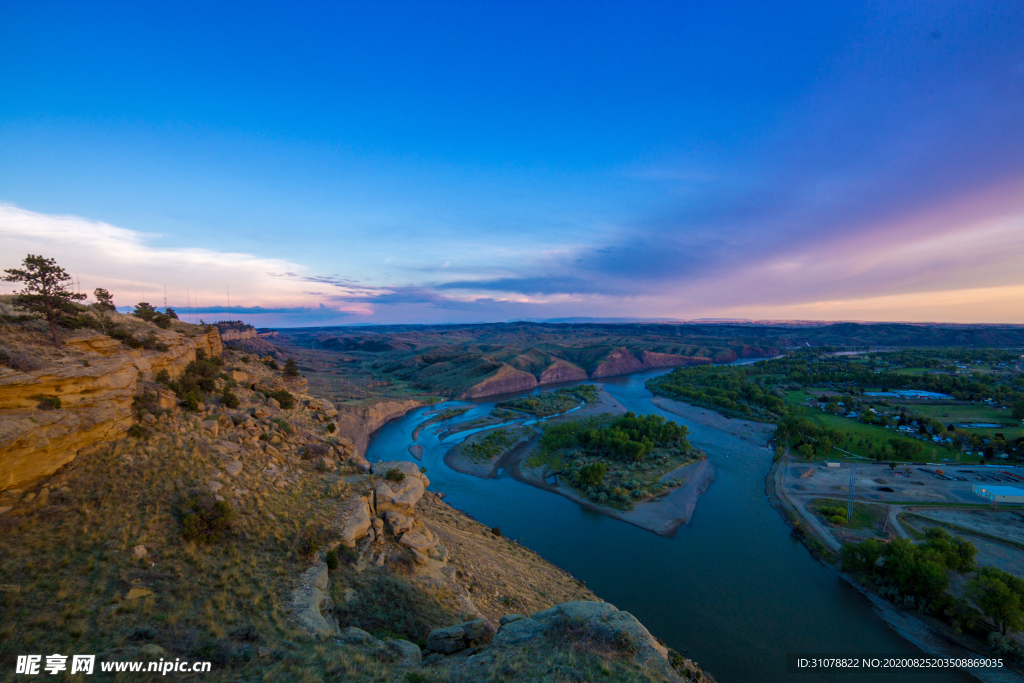海岸风景摄影图
