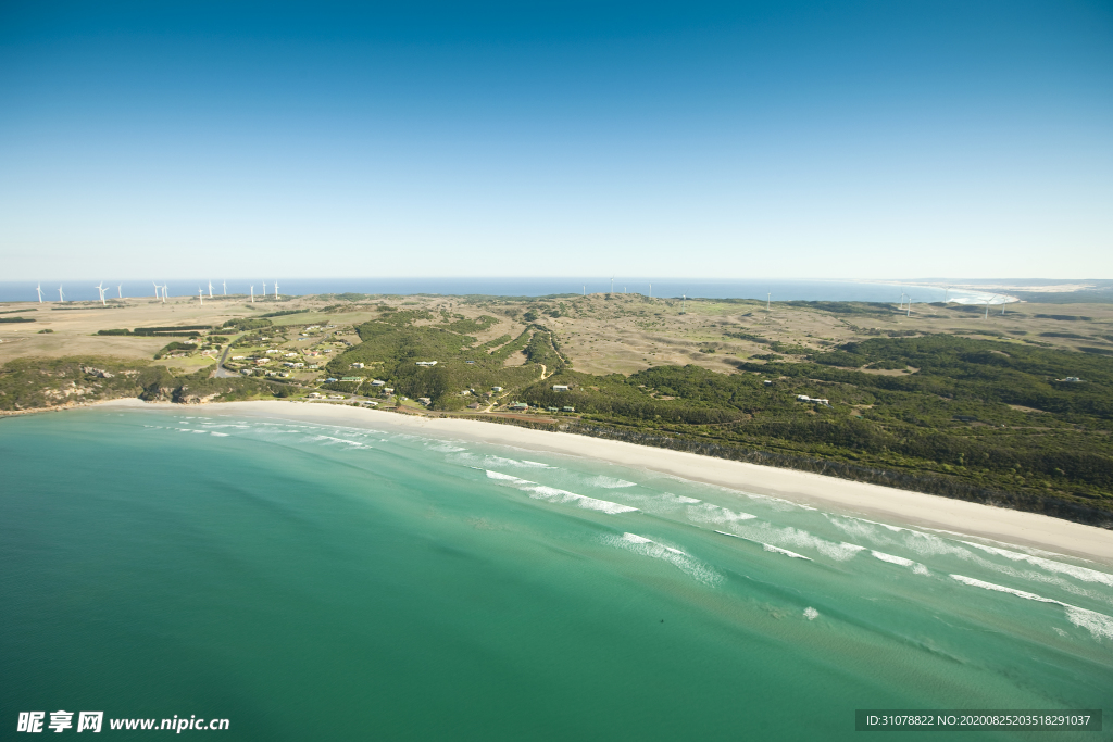 海岸风景摄影图