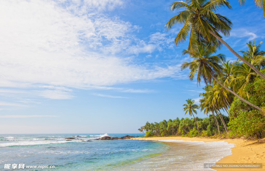 海岸风景摄影图