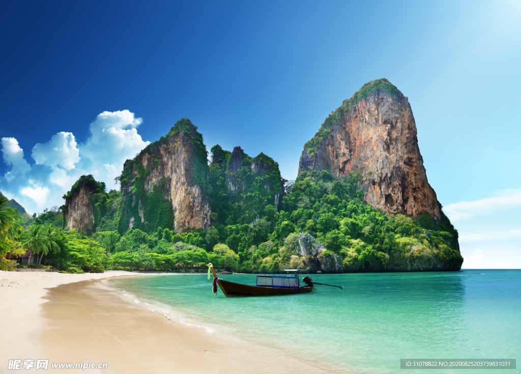 海岸风景摄影图