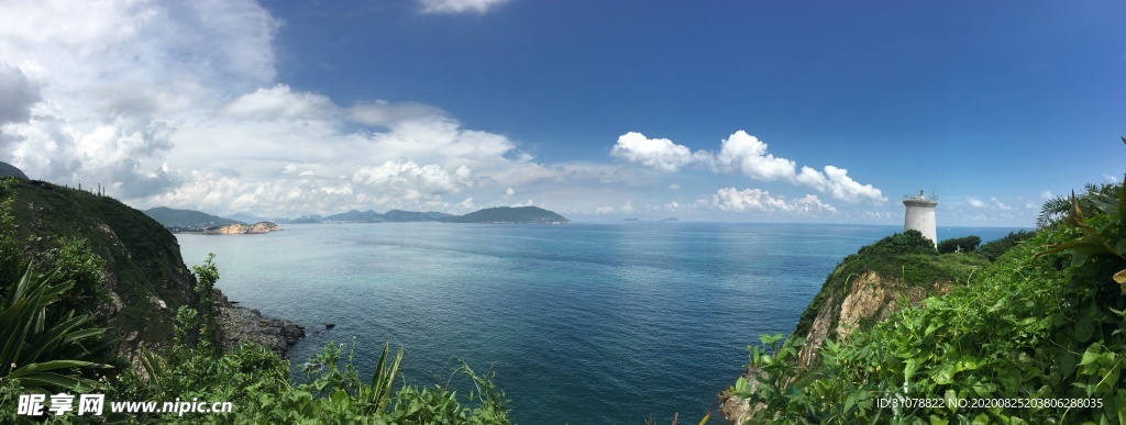 海岸风景摄影图