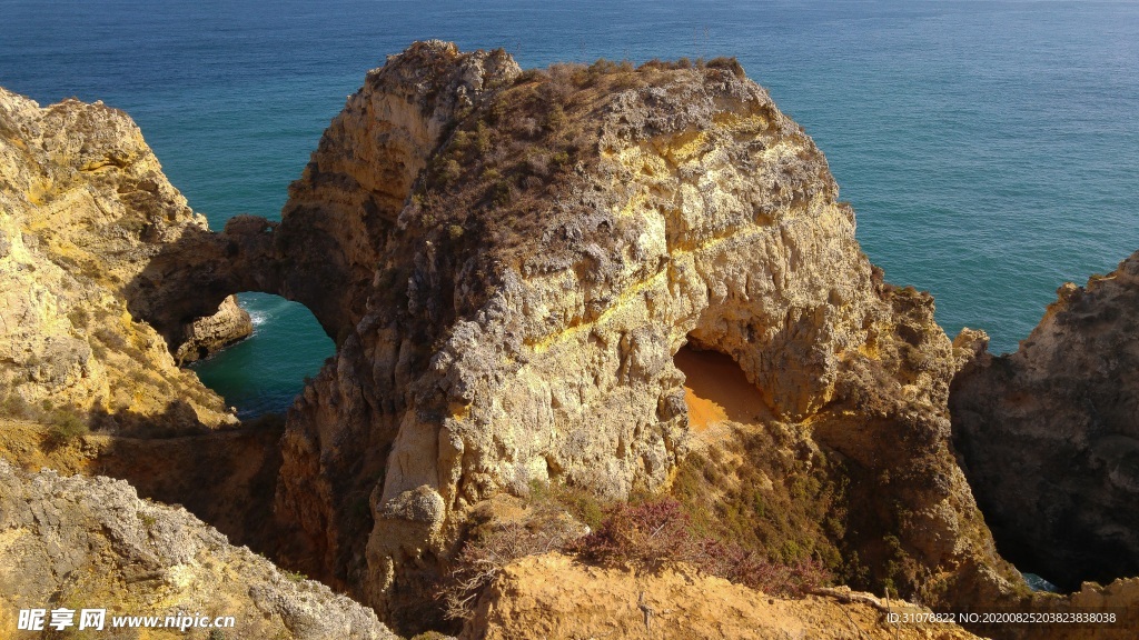 海岸风景摄影图