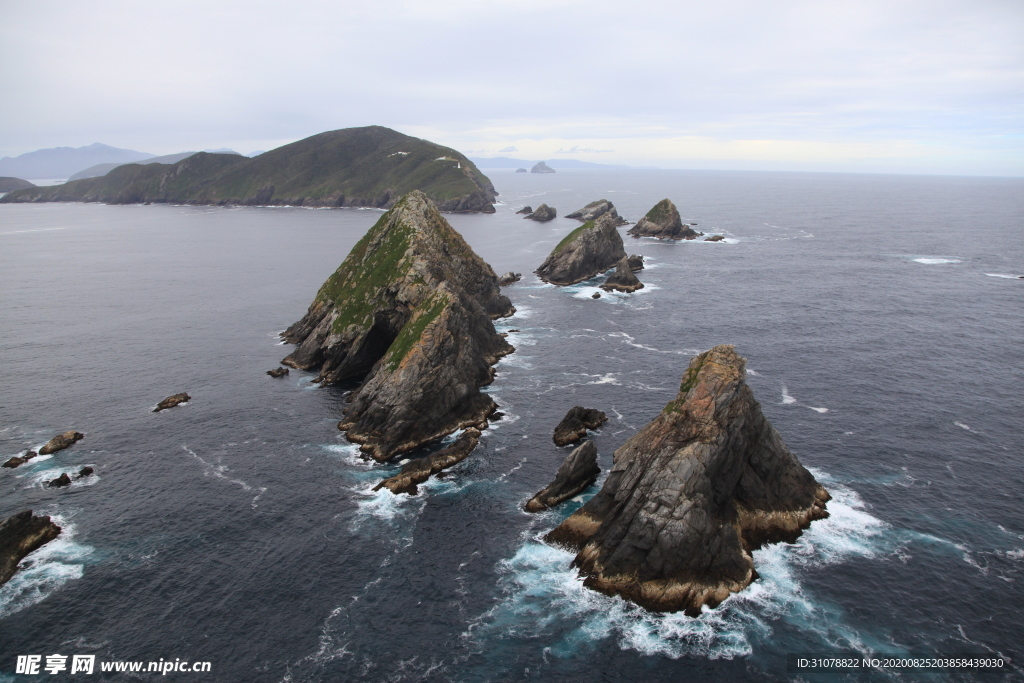 海岸风景摄影图